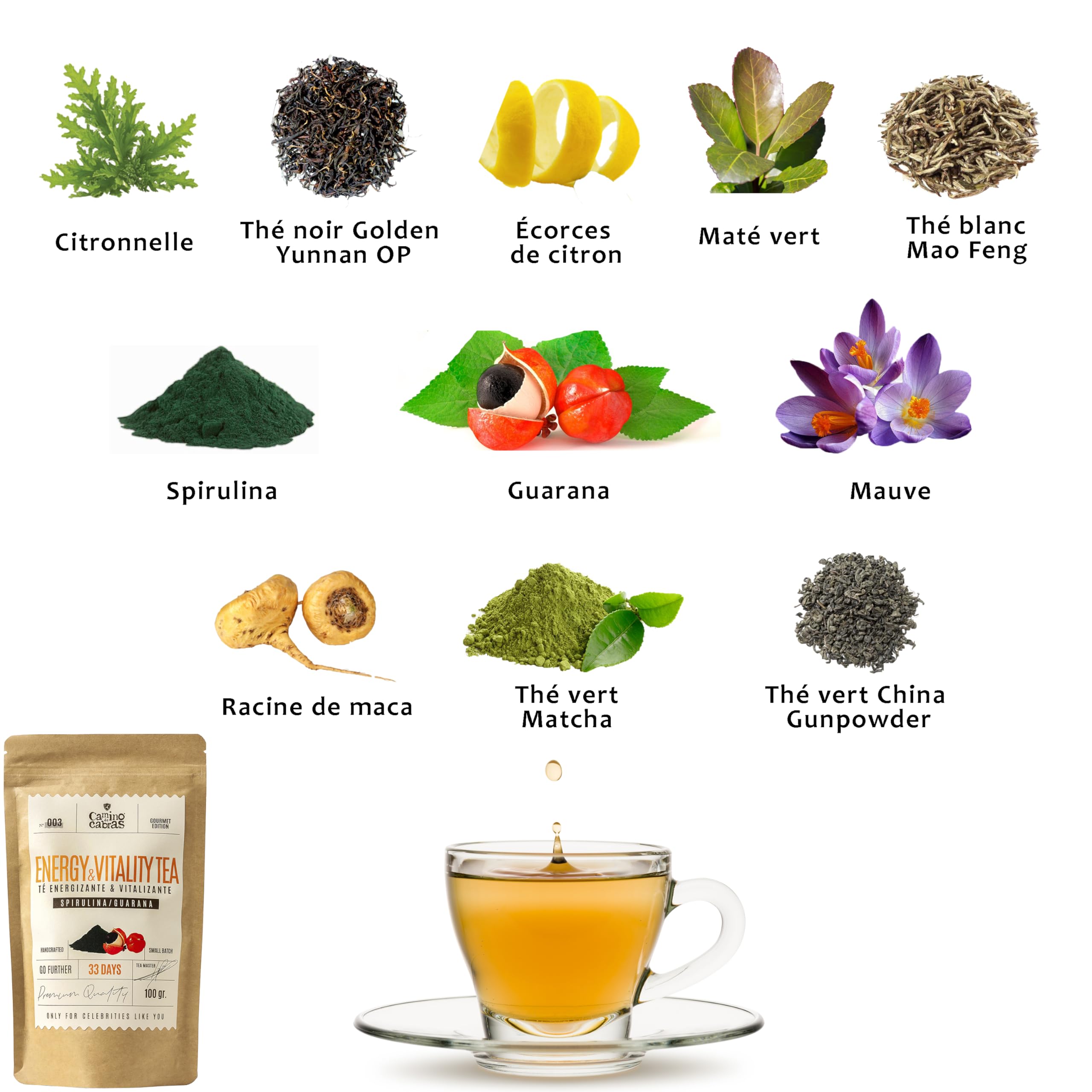 Tisane Relaxante et Anti-Stress – L'Art de la Détente 🧘🏽‍♀️100G