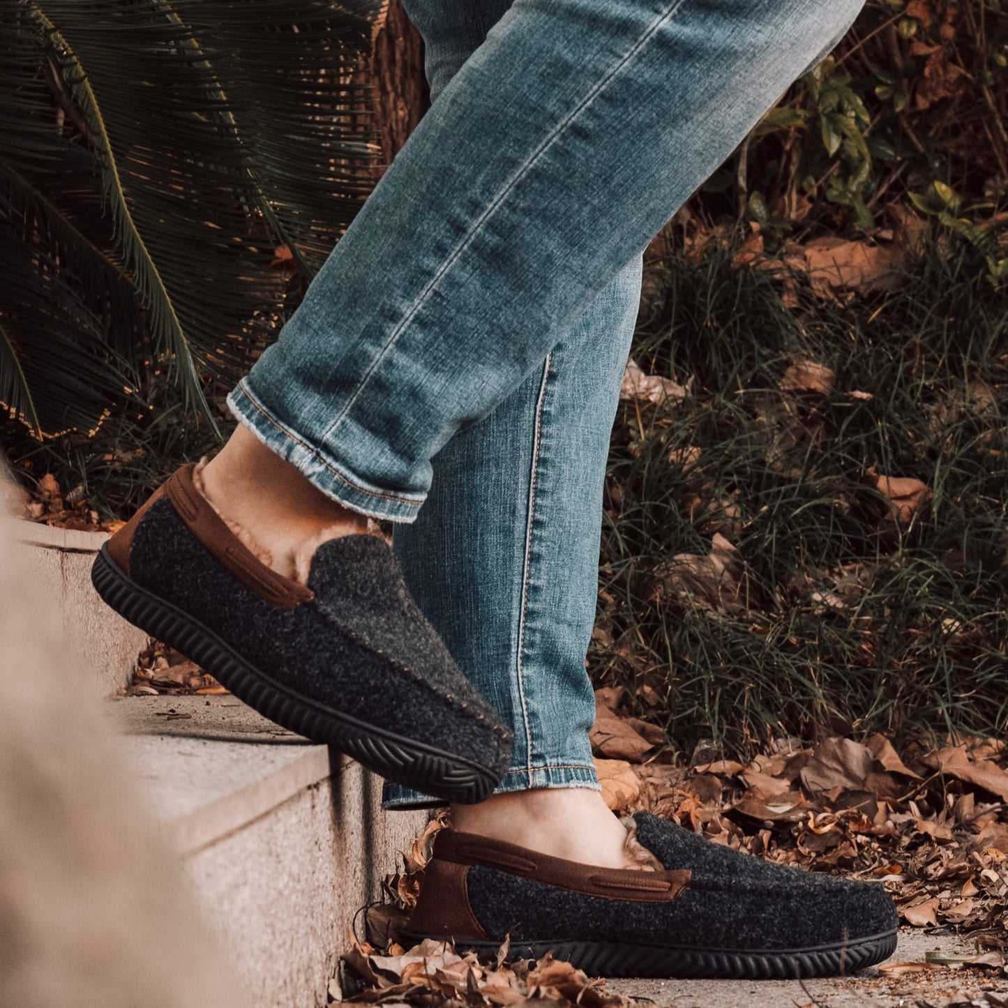 Chaussons Mocassins pour Homme | Mousse à Mémoire de Forme