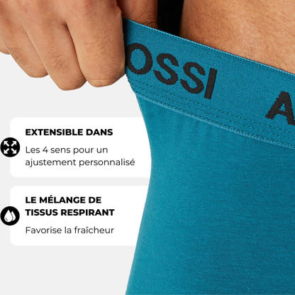 Lot de 12 Boxers Ajustés pour Hommes