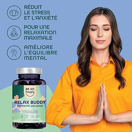 Gummies Anti-Stress & Bien-être Mental | BeSoHappy® RELAX BUDDY