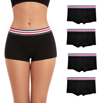 Pack de 4 Culottes Boxer Shorty pour Femme