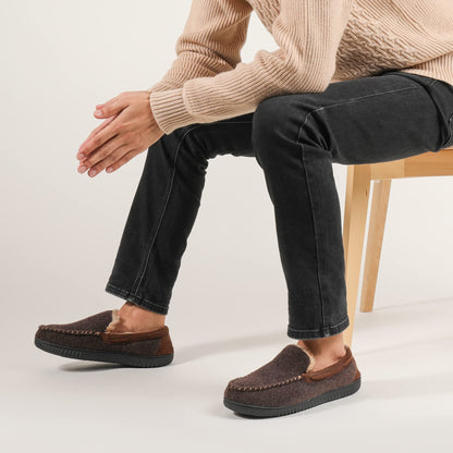 Chaussons Mocassins pour Homme | Mousse à Mémoire de Forme