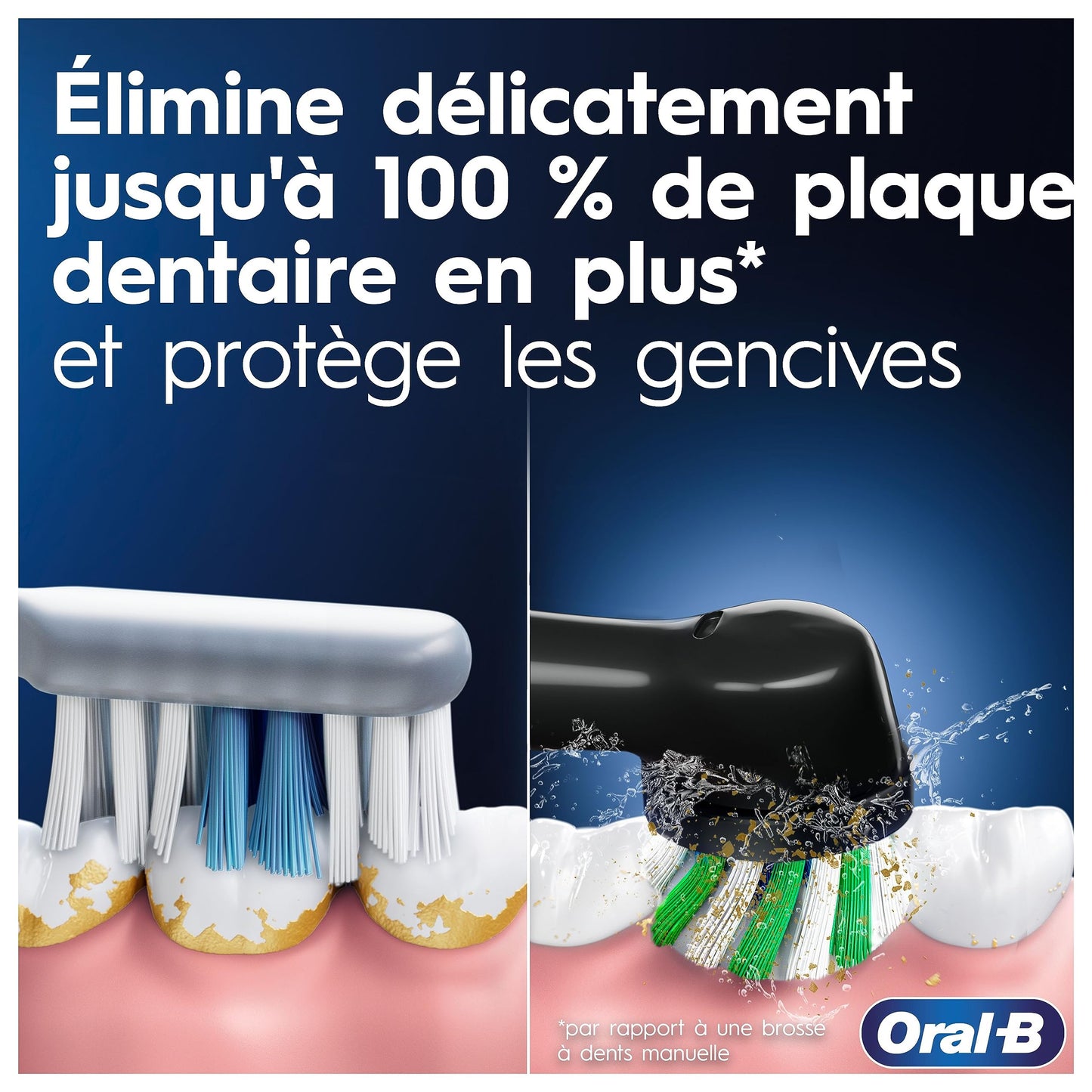 Oral-B Pro 3 3000 Brosse à Dents Électrique – Technologie 3D et Contrôle de la Pression