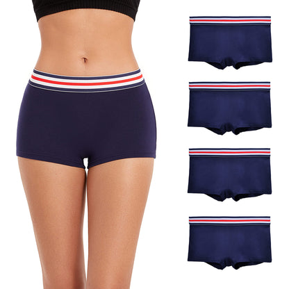 Pack de 4 Culottes Boxer Shorty pour Femme