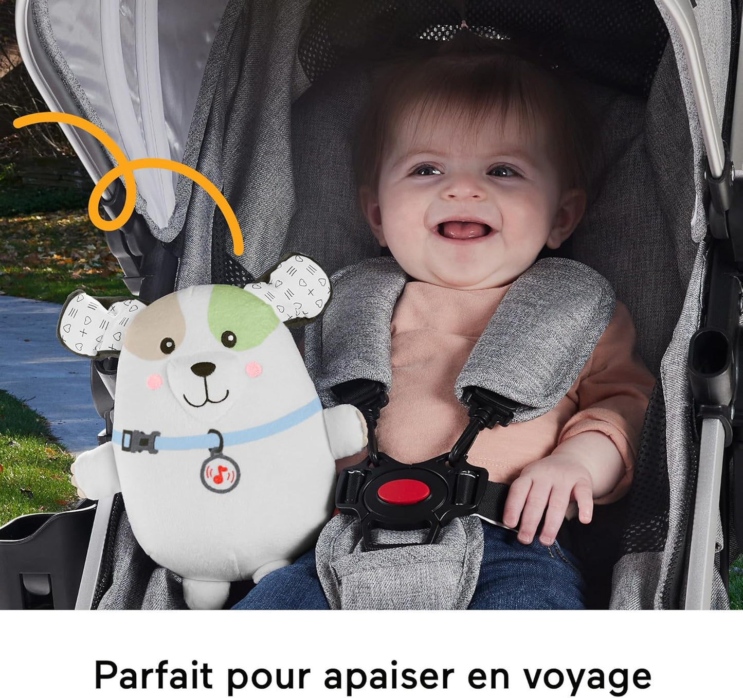 Fisher-Price Ma Loutre Câlins Bonne Nuit – Peluche Veilleuse Musicale pour Bébé