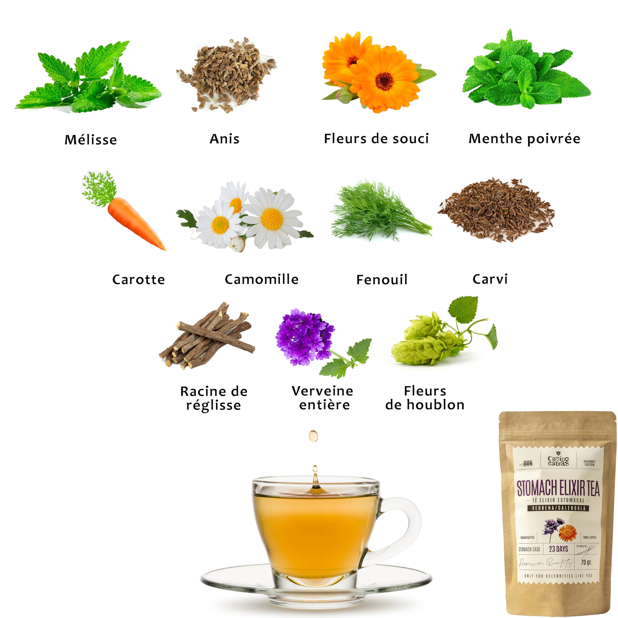 Tisane Relaxante et Anti-Stress – L'Art de la Détente 🧘🏽‍♀️100G