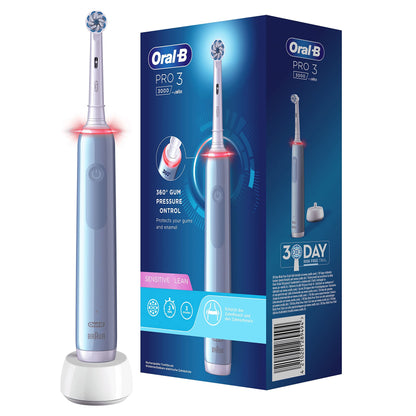 Oral-B Pro 3 3000 Brosse à Dents Électrique – Technologie 3D et Contrôle de la Pression