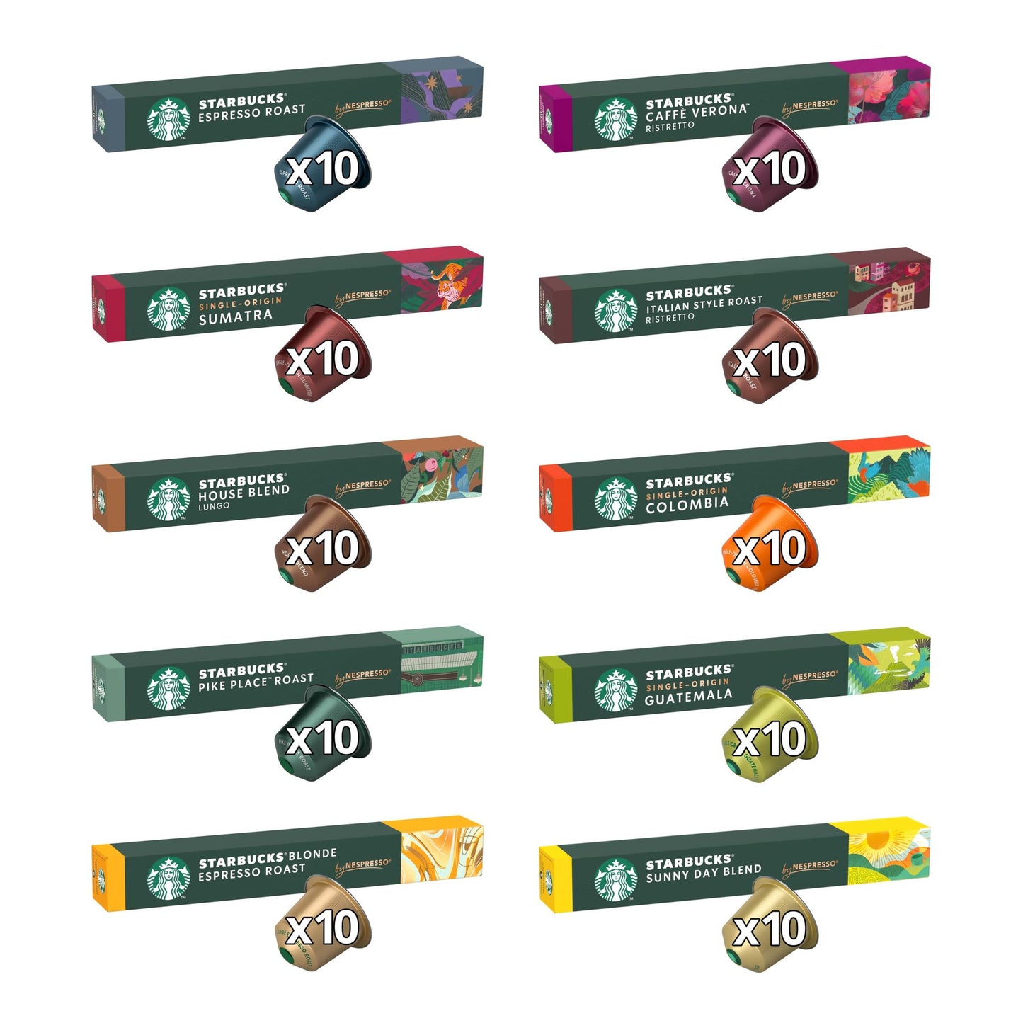 STARBUCKS Discovery Variety Pack Nespresso | Pack