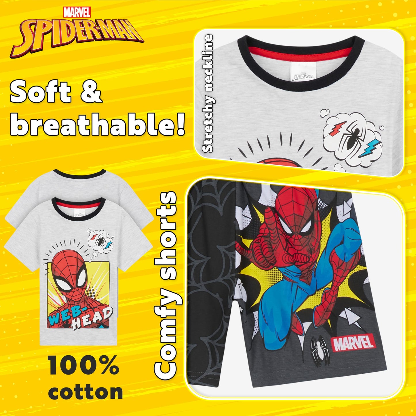 Marvel Pyjama| Ensemble Court Avengers, Confort