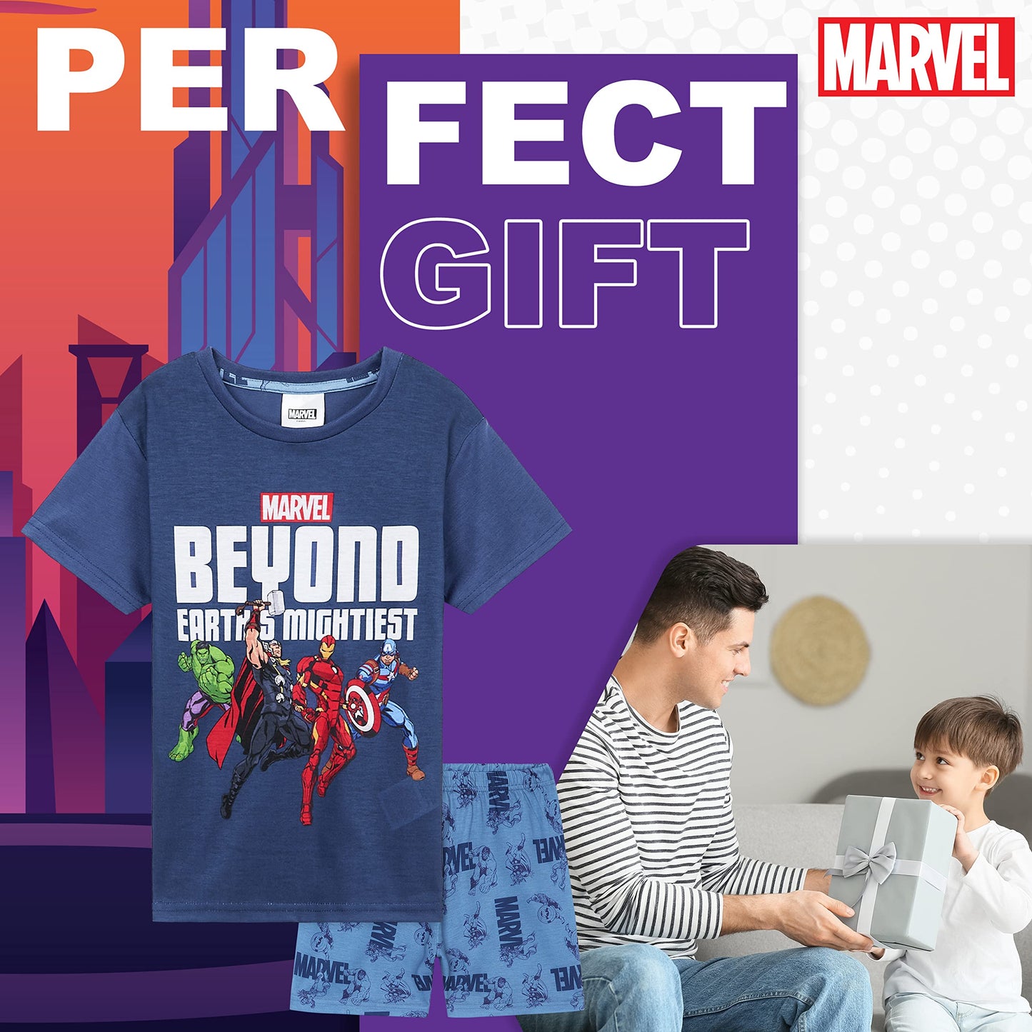 Marvel Pyjama| Ensemble Court Avengers, Confort