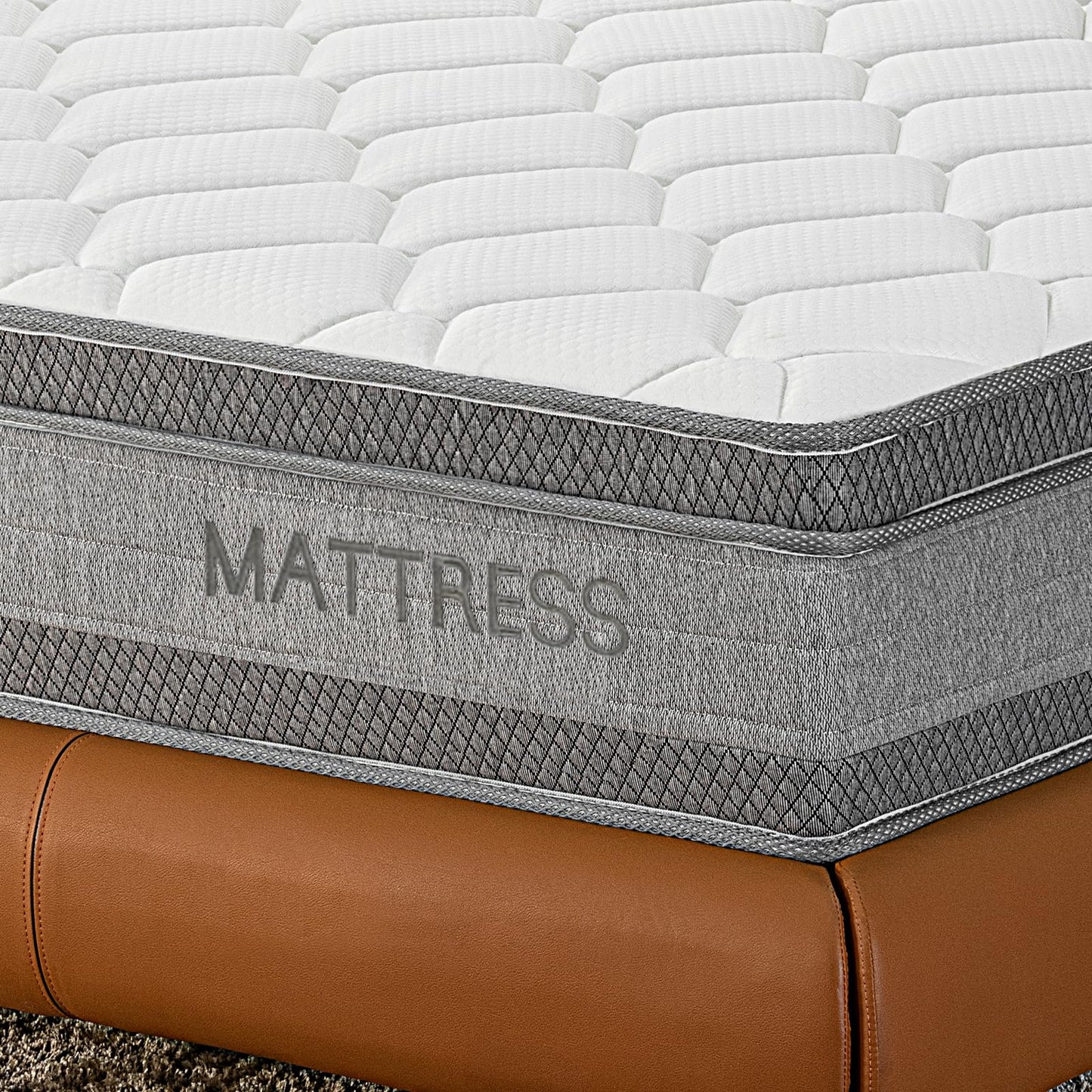 Matelas  Hybride à Ressorts Ensachés et Mémoire de Forme