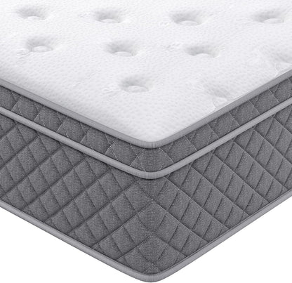 Hiepunos Matelas | Hybride à Ressorts Ensachés et Mémoire de Forme