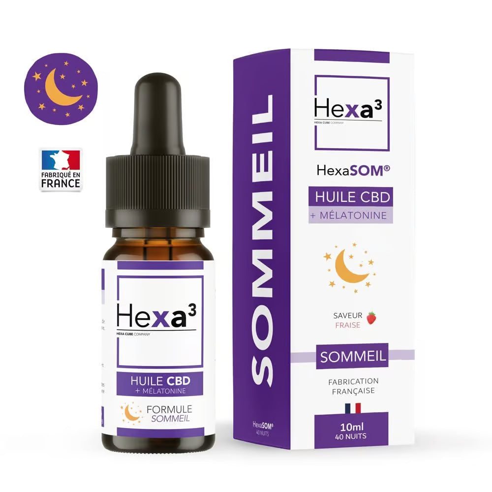 Huile CBD Sommeil 20% 40 nuits Fraise